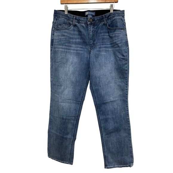 Democracy Womens Size 14 Ab Solution Jeans Skinny Blue - Picture 1 of 4